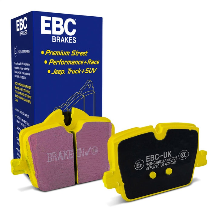 EBC Yellowstuff Rear Brake Pads - Toyota GR Supra, BMW i4, 330e 2019-2024, view 2