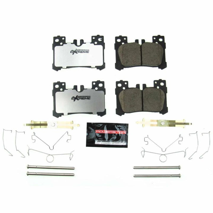 Power Stop 2018 Lexus LC500 Rear Z26 Extreme Street Brake Pads with Hardware