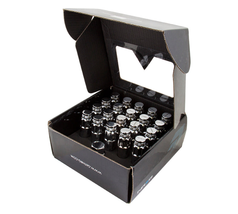 NRG 700 Series Steel Lug Nut Set M12x1.25 - 21 Pc with Locks - Silver, image 6