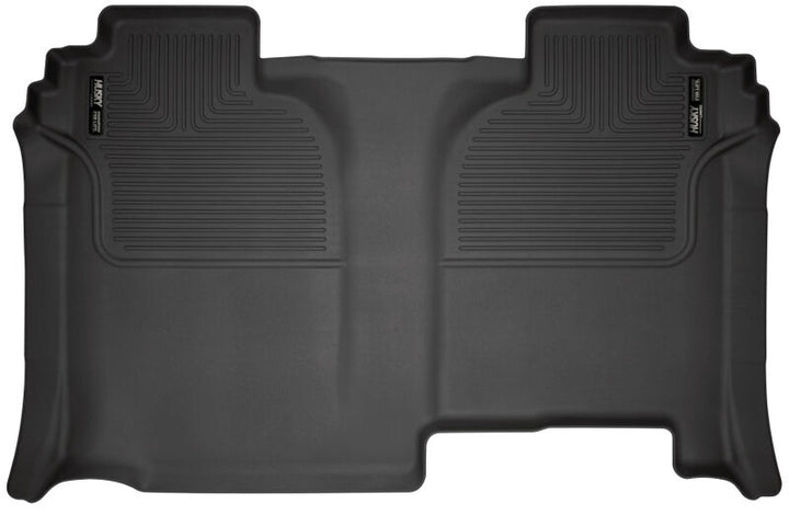 Husky Liners WeatherBeater Black 2nd Row Floor Liners for 19-23 Chevrolet Silverado 1500 CC - OneFastShop