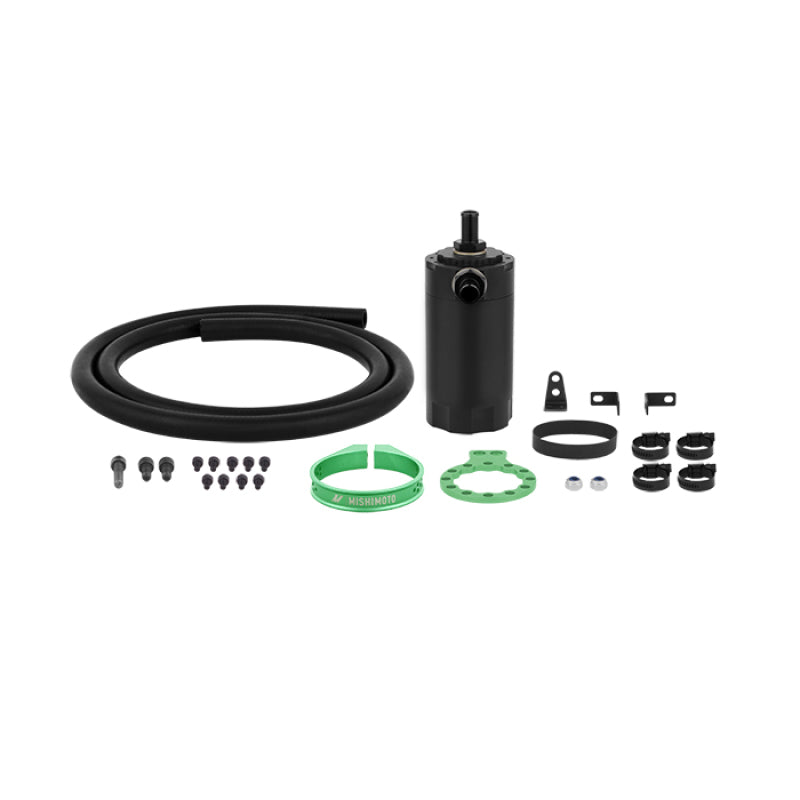 Mishimoto Baffled Oil Catch Can Universal Green PCV