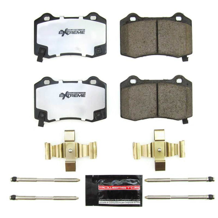 PowerStop Z26 Extreme Street Brake Pads with Hardware for 18-21 Jeep Grand Cherokee - OneFastShop