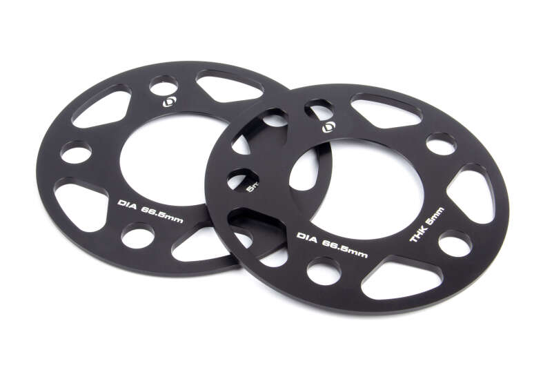 Dinan Wheel Spacers - 5x112 - 66.5mm Bore - 5mm Thick (Set of 2)