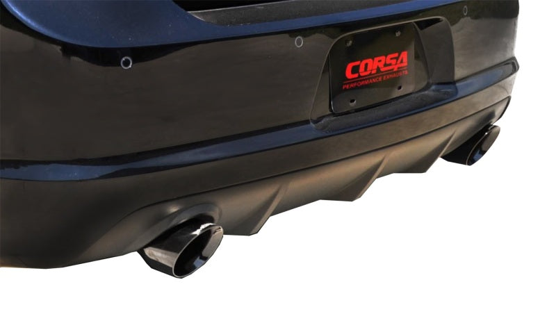 Corsa 2012-2014 Dodge Charger SRT-8 6.4L V8 Black Xtreme Cat-Back Exhaust - OneFastShop