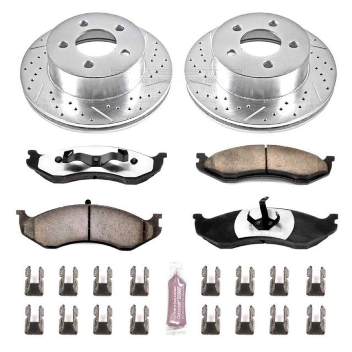 PowerStop Front Z36 Truck & Tow Brake Kit for 99-01 Jeep Cherokee