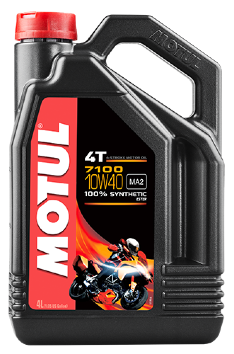 Motul 4L 7100 4-Stroke Engine Oil 10W40 4T for Enhanced Engine Performance - OneFastShop