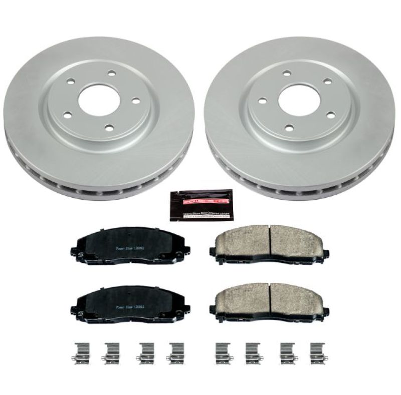 PowerStop Z17 Evolution Coated Front Brake Kit - Chrysler Pacifica / Dodge Grand Caravan 2012-2024