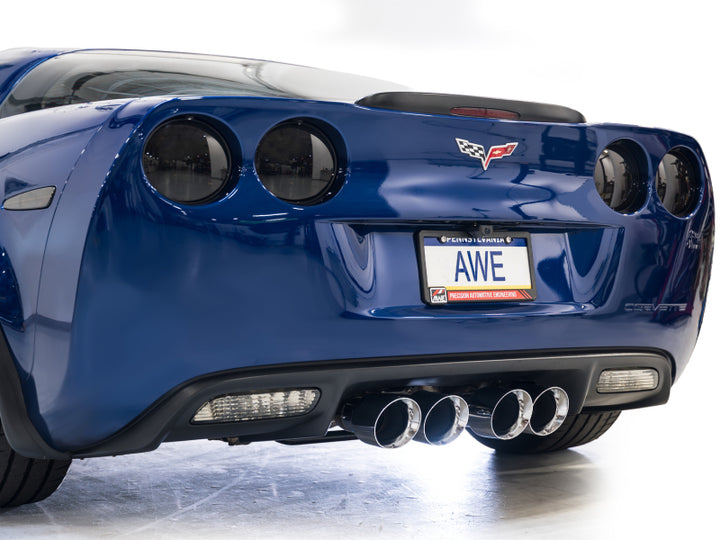 AWE Tuning C6 Chevrolet Corvette Z06/ZR1 Axle-Back Exhaust with Chrome Tips
