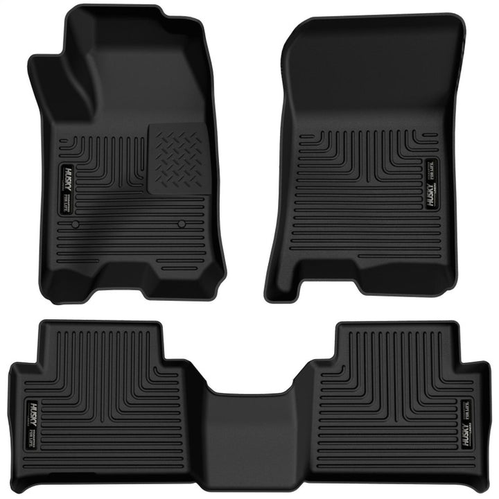 Husky Liners X-Act Contour Front & 2nd Seat Floor Liners for 2023 Chevrolet Colorado/GMC Canyon CC - OneFastShop