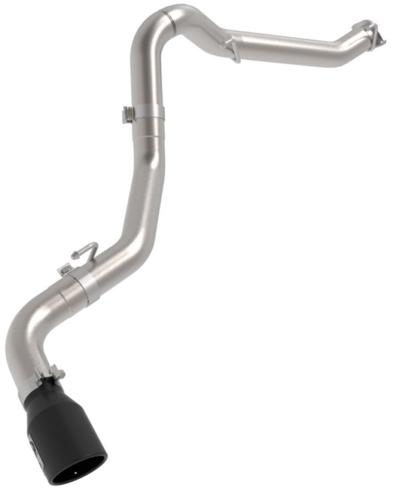 AFe Vulcan Series 3in 304 SS DPF-Back Exhaust System - Black Tip for 2021+ Jeep Gladiator V6-3.0L