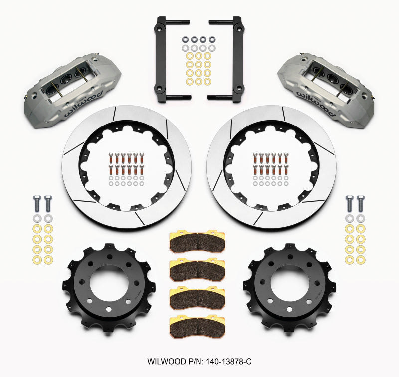 Wilwood TX6R Rear Kit 16.00in Clear Ano for 1999-2010 GM H2 2500 - OneFastShop