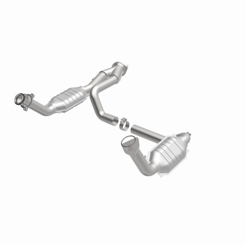 02-06 Cadillac Escalade / 02-06 Chevy Avalanche 5.3L Y-Pipe: Dual Converter for 2WD - Easy Install