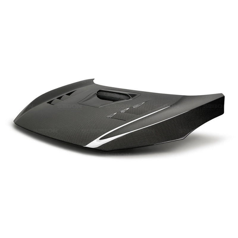 Seibon Carbon Fiber Hood for 17-18 Honda Civic Type-R TS-Style