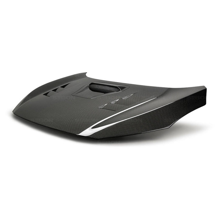 Seibon Carbon Fiber Hood for 17-18 Honda Civic Type-R TS-Style