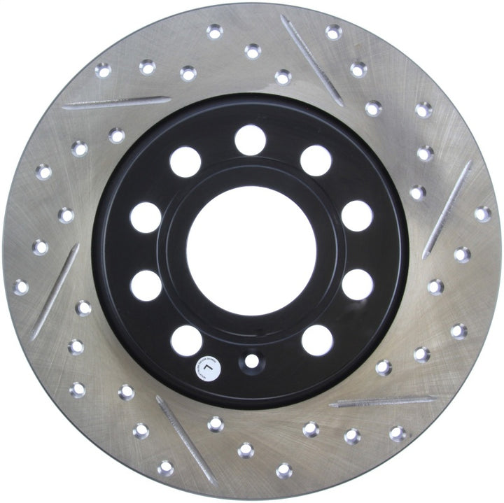 StopTech Slotted & Drilled Sport Brake Rotor for Audi A1 A3 A3 Quattro A3 Sportback e-tron TT Quattro Seat Altea Ateca Volkswagen Models - OneFastShop