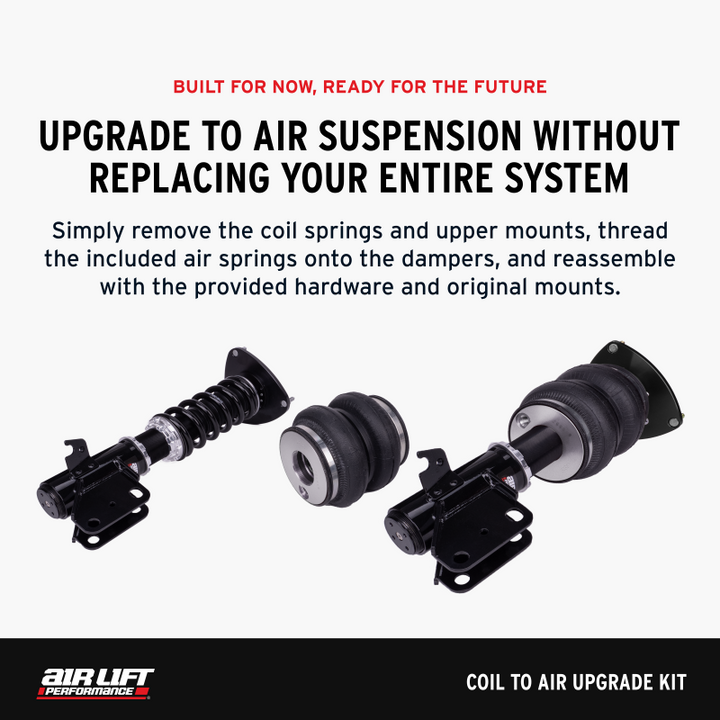 Air Lift Coil Air Upgrade Kit 15-24 Ford Mustang S550 S650
