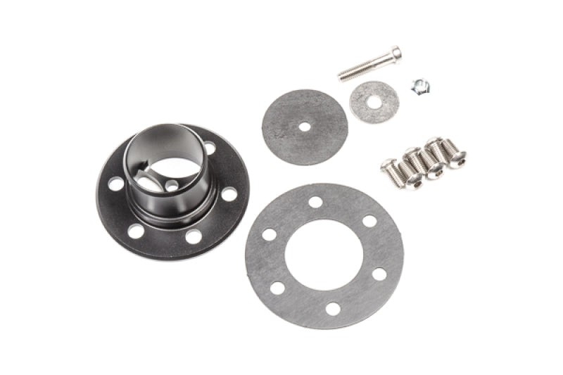 Radium Remote Mount Fill Neck - Straight 1.5in Barb with 6-Bolt Flange