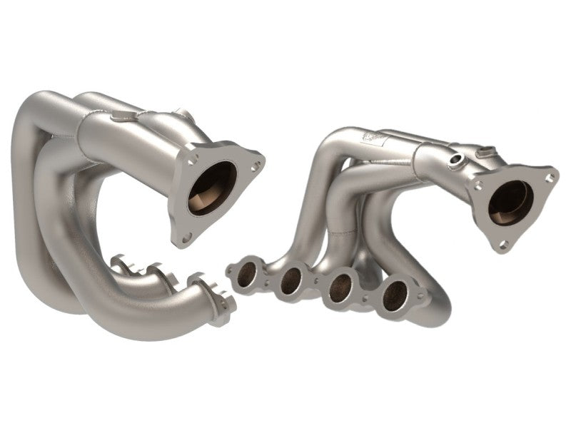 aFe Twisted 304SS Header with Titanium Ceramic Coating - Chevy Corvette (C8) 6.2L V8