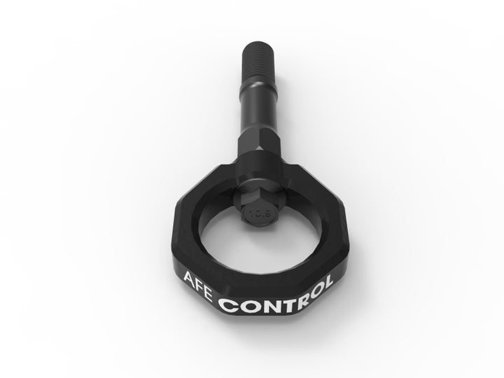 aFe Control Rear Tow Hook (Black) - OneFastShop