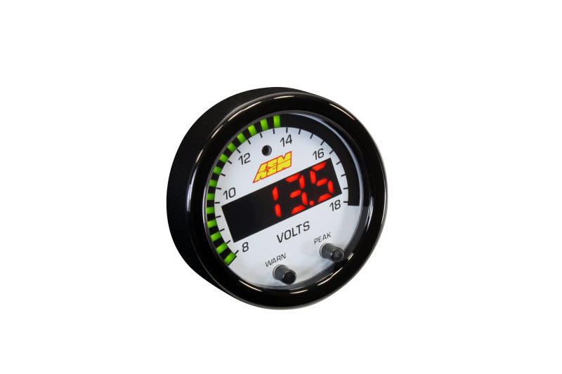 AEM X-Series Voltmeter Gauge - 8-18V, image 8