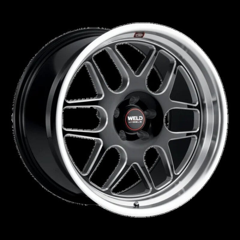Weld Solana 22x9.5 / 6x139.7 BP / ET25 / 106.1mm Bore - Gloss Black MIL DIA Wheel