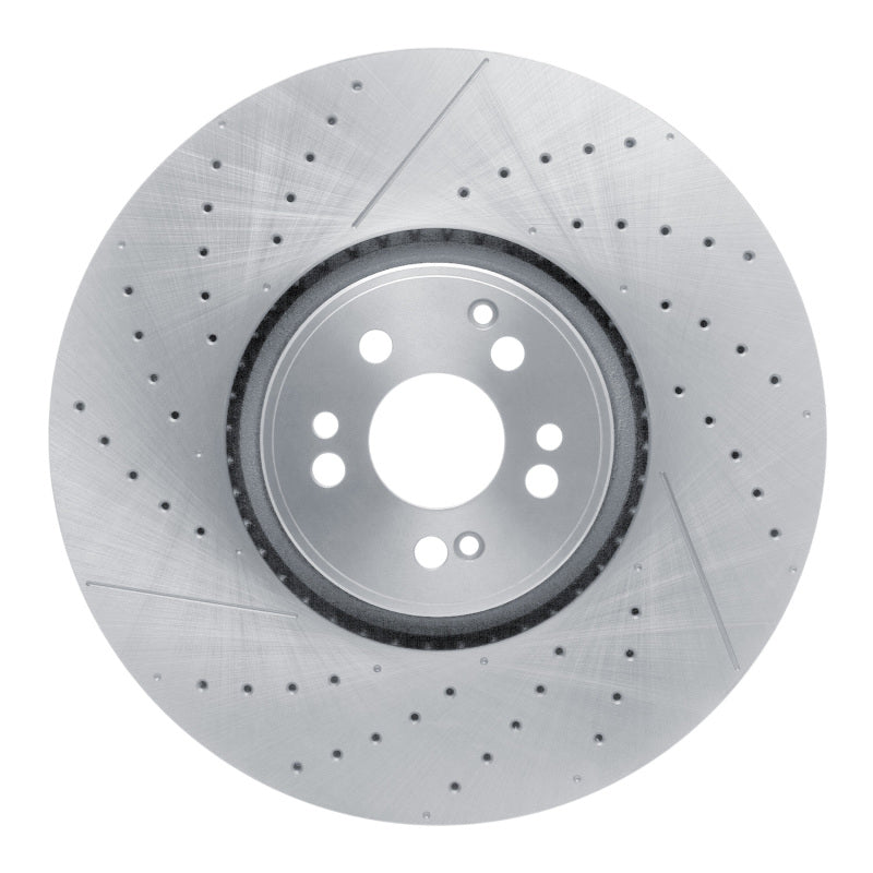 DFC Front Drilled & Slotted Brake Rotor - Mercedes-Benz GLE53 AMG / GLE63 AMG S 2021-2025