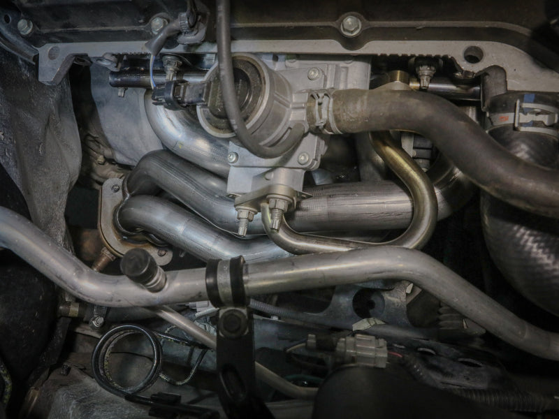 aFe Twisted Steel 304 Stainless Long Tube Header - Toyota Tacoma 2.7L 2005-2022, image 3