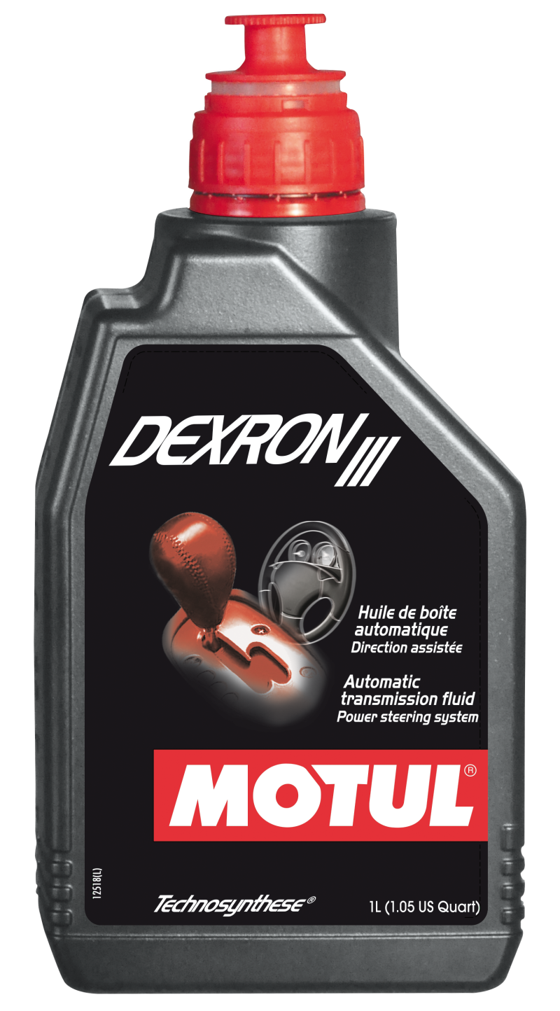 Motul 1L Transmission Fluid DEXRON III - Technosynthese Compatibility: Acura, BMW, Chevrolet, Cadillac
