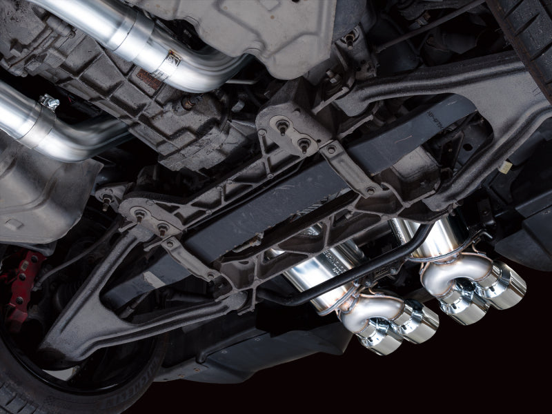 AWE Tuning C6 Chevrolet Corvette Z06/ZR1 Axle-Back Exhaust with Chrome Tips