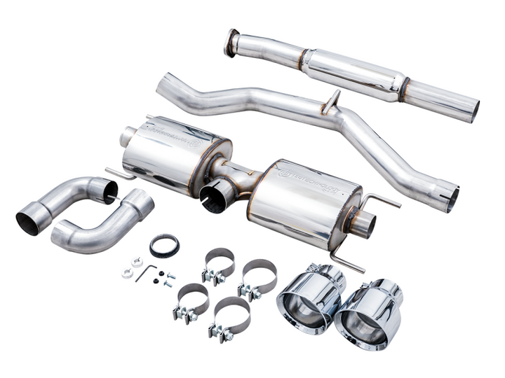 AWE Touring Edition Cat-Back Exhaust - Chrome Silver Tips for Subaru BRZ/ Toyota GR86/ Toyota 86 - 2013-2024 - OneFastShop