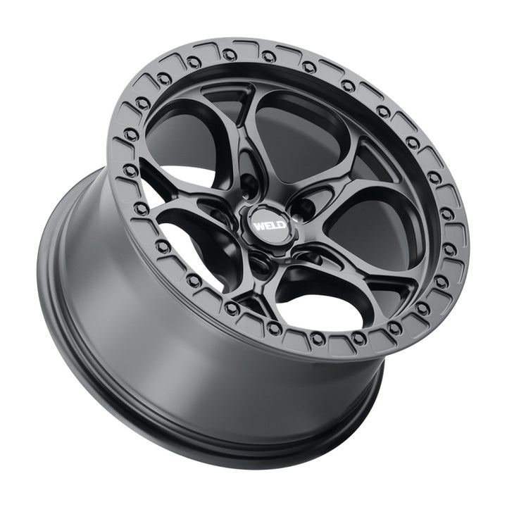 Weld Off-Road W108 17X9.0 in. Ledge Wheel 5X127 ET00 BS5.00 Satin Black 71.5 (71.5) - OneFastShop