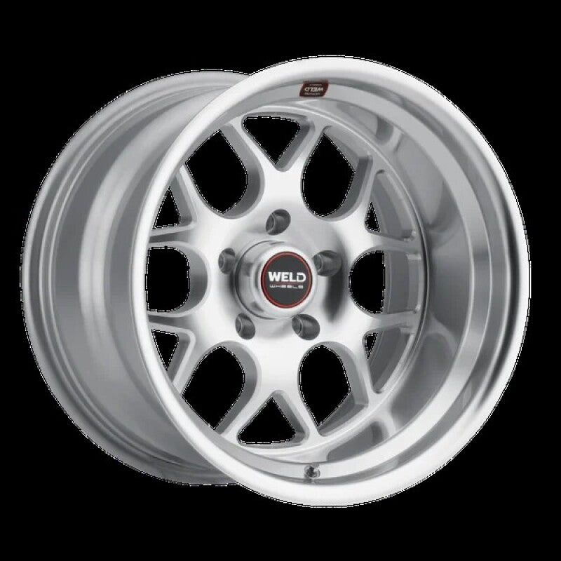 Weld Solana 18x9.5/ 5x114.3 BP/ ET25/ 70.5mm Bore - Gloss Silver Machined Wheel