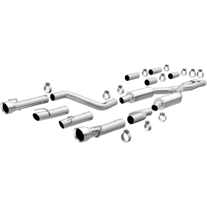 MagnaFlow Cat-Back Exhaust System 409 SS Polished 3in Quad Tips - 2017+ Dodge Charger