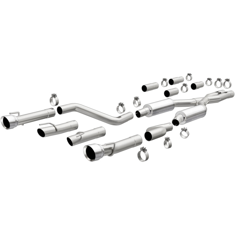 MagnaFlow Dodge Charger 409 SS 2017+ Polished 3in Quad Tips Cat-Back Exhaust