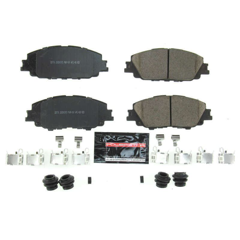 PowerStop Front Z23 Evolution Sport Brake Pads with Hardware for 2019-2024 Toyota Corolla - OneFastShop
