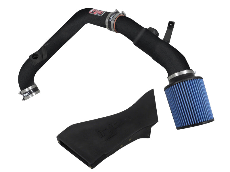 Injen Cold Air Intake System with MR Tech Air Fusion for 2011-2013 BMW E82 135i (N55) Turbo and E90 335i Wrinkle Black Finish - OneFastShop