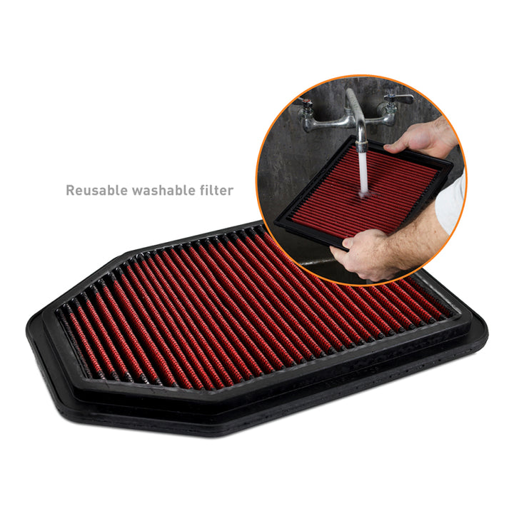 Mishimoto Air Filter Reusable Drop In 07-18 Jeep Wrangler - OneFastShop