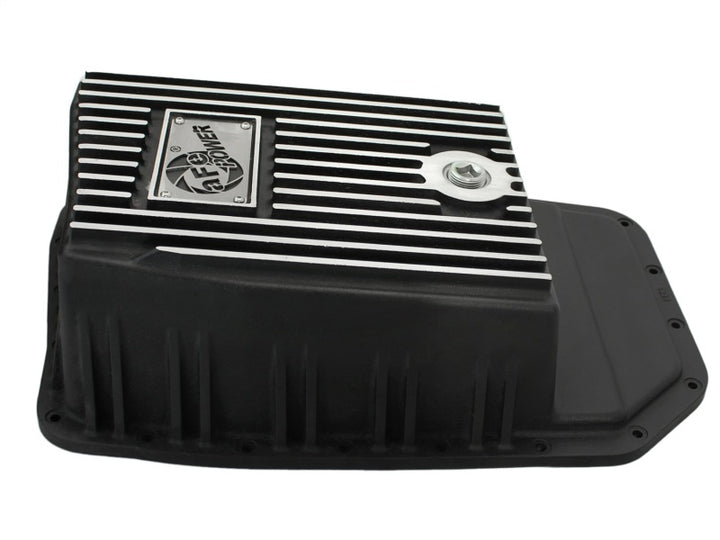 AFe Power Pro Series Transmission Pan Black Machined for 09-14 Ford F-150 Trucks