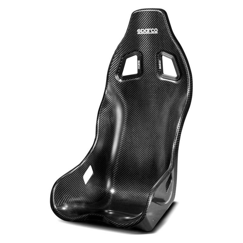 Sparco Ultra Carbon Fiber Racing Seat - Black, Unpadded