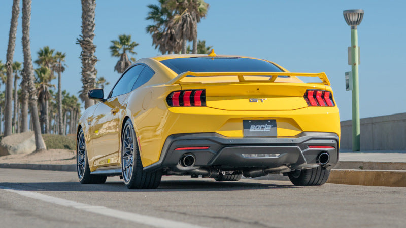 Borla Cat-Back Exhaust System with Black Chrome Tips for 2024 Ford Mustang GT 5.0L V8