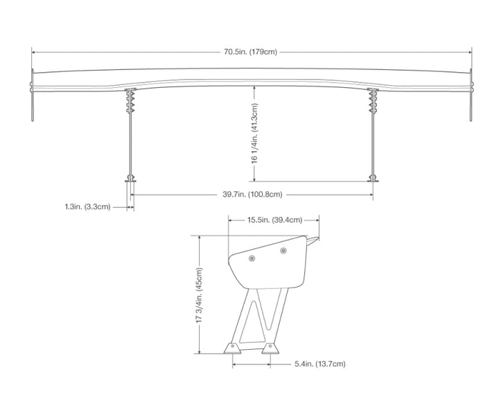Seibon GT Carbon Fiber Rear Spoiler - Universal (70.5in Wide) - OneFastShop