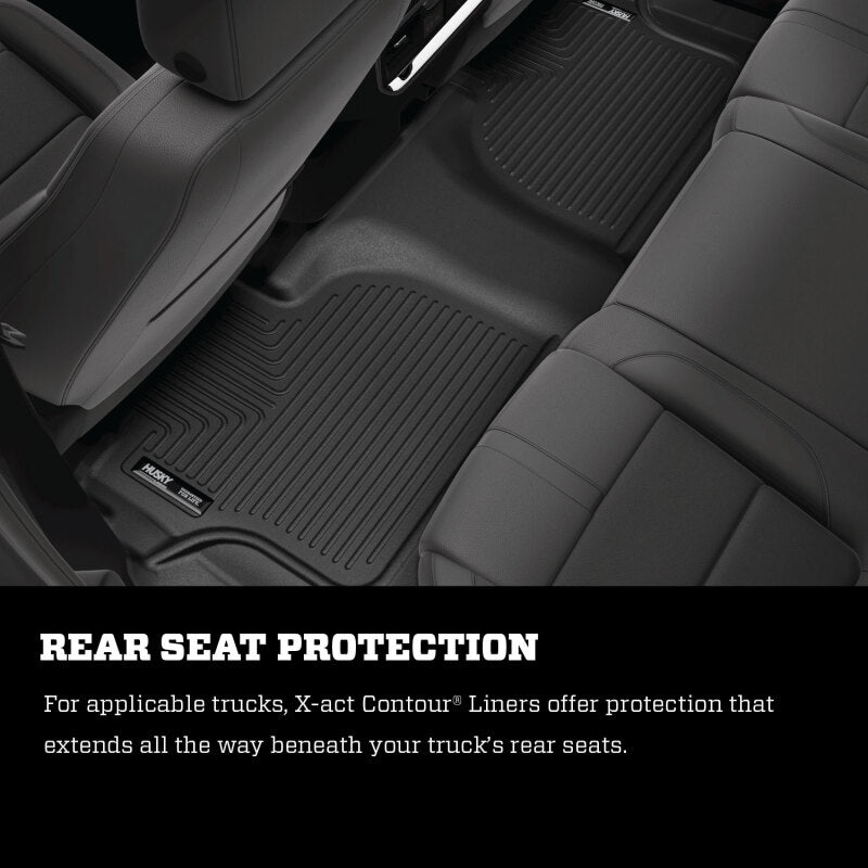 Husky Liners X-act Counter Rear Floor Liner for 2021 Jeep Grand Cherokee L (Black)