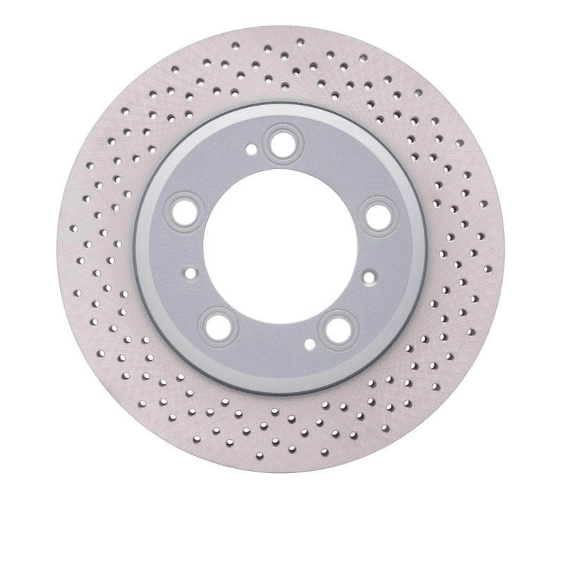 DFC Hi-Carbon Alloy Geomet Coated Drilled Rear Brake Rotor - Porsche 911 1999-2008