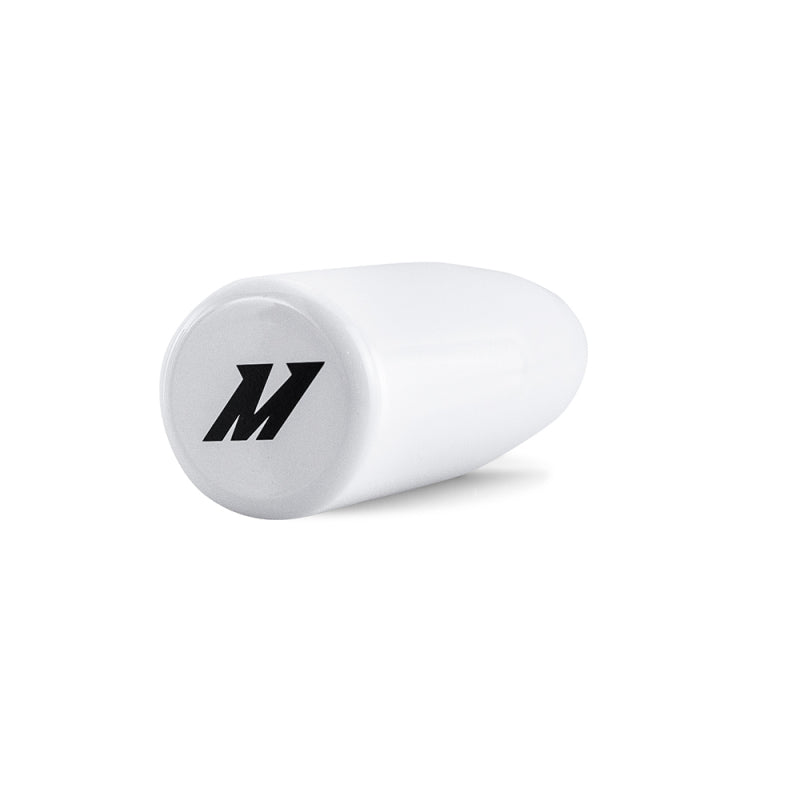 Mishimoto Weighted Shift Knob - Steel 12.8 oz/360g - White - OneFastShop