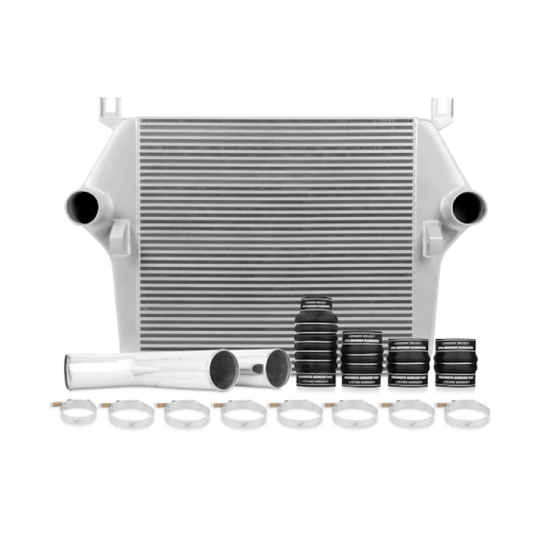Mishimoto Intercooler Kit with Pipes (Silver) - Dodge 6.7L Cummins