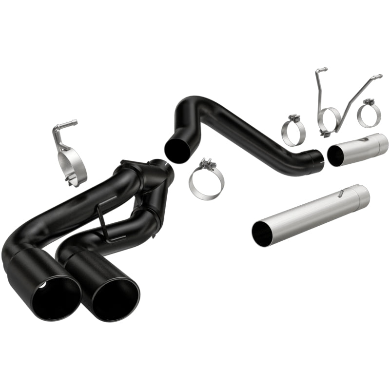 Magnaflow DPF-Back Exhaust System Black 4in Dual Exit Compatible with 07-17 Dodge Ram 2500/3500 6.7L