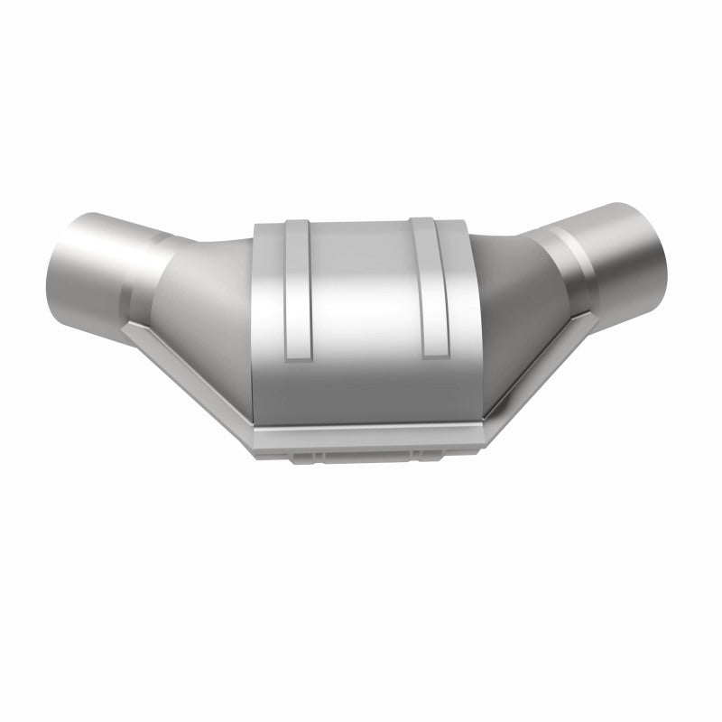 MagnaFlow Conv Univ 2.25inch Angled Inlet/Outlet In Stock