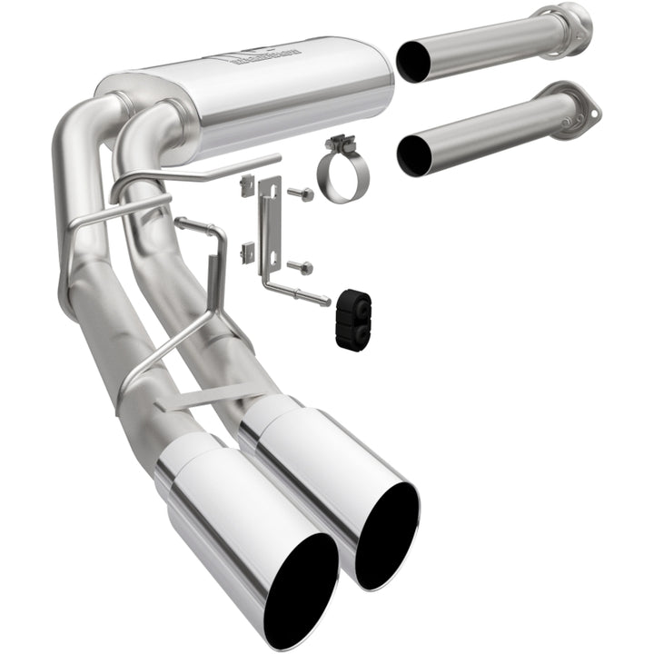 Magnaflow Street Series Cat-Back Exhaust System - Polished Side Exit for 15-21 Ford F-150
