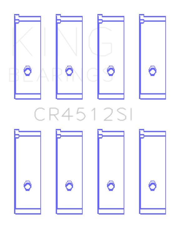 King Engine Bearings Rod Bearing Set - Size STD Honda Civic D17A1/2