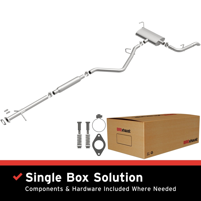 BRExhaust Direct-Fit Replacement Exhaust Kit - Dodge Dart 2013-2016
